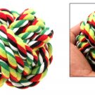 Big Pet Dog Cat Entertainment Rolling Use Multicolor Cloth Ball