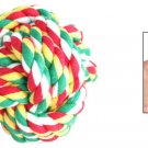 Pet Doggie Cat Entertainment Rolling Use Small Colorful Cloth Ball