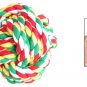 Pet Doggie Cat Entertainment Rolling Use Small Colorful Cloth Ball