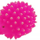 Fashion Like Real Lovely Small Pink Silicone Hedgehog Pet Toy