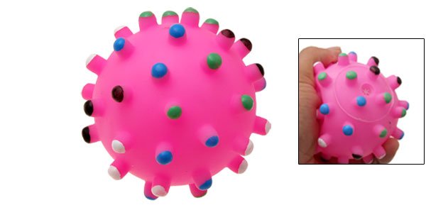 Fashion Interesting Pet Use Colorful Sound Ball Toy