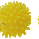 Portable Like Real Cute Yellow Silicone Hedgehog Pet Dog's Toy