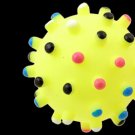 Fashion Interesting Pet Use Small Yellow Silicone Ball Toy
