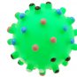 Portable Interesting Pet Use Small Green Silicone Sound Ball Toy