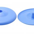 Fashion Portable Interesting Dog Use Round Blue Plastic Frisbee Toy