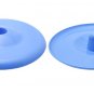 Fashion Portable Interesting Dog Use Round Blue Plastic Frisbee Toy