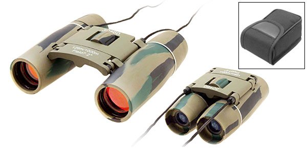 Mini Camouflage Sports Outdoor Binoculars 10x22