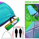 Happy Family 2-3 Person Child Parents Summer Beach Camping Tent