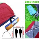 Indoor/Outoor Camping Camp Tent Rain Cover 2-3 Person Couple Family Dome w/ Stuff Bag