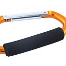 Large-sized Aluminum Carabiner - Gold