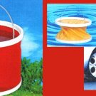 Portable Foldable Canvas Bucket (8 L) -outdoor, camping, boating