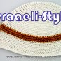 06376 - SET OF 5 CLOTH 24CM "FREAK" KIPPAH + SILVER LINE YARMULKE