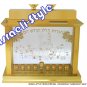 01604 - SILVER PLATED MENORAH "HAMIKDASH" 28x37 CM.