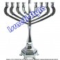 41182 - SILVER PLATED "DIAMOND" HANUKIA BRANCHES AND DROPS.
