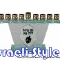 80553 - G GLASS MENORAH "HAMSA"