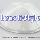 00320 -LOT OF 10, 15cm KIPPAH SILVER LINE KIPA / KIPPAH / YARMULKE / YAMAKA / KIPPA