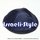 00381- LOT OF 10, 20 CM SATIN KIPPAH DARK BLUE / KIPPAH / YARMULKE / YAMAKA / KIPPA