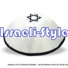14697- LOT OF 10,SATIN KIPPAH STAR OF DAVID DARK BLUE- 20 CM/ KIPA / YARMULKE /KIPPA