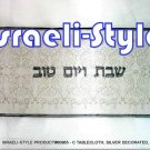 60965 - CLOTH, TABLECLOTH, SILVER DECORATED, 220*140