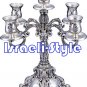 02924 - SILVER PLATED 5 BRANCH CANDLESTICKS/ candle holder 35 CM