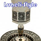 40850 -  NICKEL OCTAGON KIDDUSH CUP / judaica gift from israel