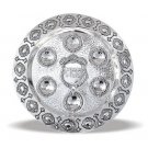 02849 - BRASS PESACH SEDER PLATE LOUND 40CM KING  pesach/passover- judaica gift from israel