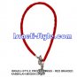 9553 -SET OF 12PCS RED BRAIDED KABBALAH MAGEN DAVID judaica GIFT from Israel.