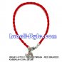 9554 -SET OF 12PCS RED BRAIDED KABBALAH CHAI 20 CM judaica GIFT from Israel.