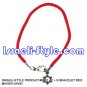 9602 - SET OF 12PCS BRACELET RED MAGEN DAVID judaica GIFT from Israel.