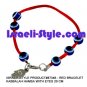 87346- SET OF 10PCS  RED BRACELET KABBALAH HAMSA WITH EYES 20 CM judaica GIFT from Israel.