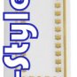 20063 - LOT OF 50PCS PLASTIC GOLD MEZUZAH 12CM/MEZUZA