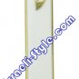 27733- LOT OF 50PCS PLASTIC MEZUZAH SEMI-CIRCLE GOLD 10CM/MEZUZA
