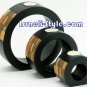 CN4029SET3-G303(Set of Three Full Circle mango wood Candle Holder with painting design G303)
