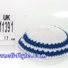 free shipping!!LOT OF 5PCS 11391 -18CM KNITTED KIPPAH BLUE YARMULKE/KIPPAH