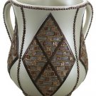 86700 - HAND WASH JEWISH CUP,"MAIM ACHRONIM" 15 CM "netilat yadaim"