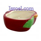 87204 - CERAMIC HONEY DISH "APPLE" 9*10 CM ROSH HASHANA GIFT
