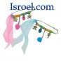 9085 - PIN FOR CRADLE HAMSA PROTECTION COLORFUL,/ jewish toys for kids children