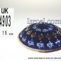 14903 KIPPAH 15CM BLUE BROWN M. DAVID,kippah store, kipa, cheap kippahs,bat mitzvah