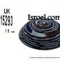 15293 - C DMC KIPPAH 15CM BLUE BROWN , kippah store, kipa, cheap kippahs,baR mitzvah KIPPAH