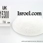 15300 - C DMC KIPPAH 16CM PLAIN WHITE , kippah store, kipa, cheap kippahs,baR mitzvah KIPPAH