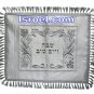 UK61438 - C BROCKETT CHALLAH COVER WITH BORDER LACE VINE 52*42 CM JUDAICA STORE