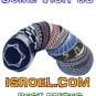 free shipping!!LOT ASSORTED KNITTED MEDIUMK KIPPOT   KIPA 3200 -  YARMULKE/KIPPAH WHOLESALE YARMULKE