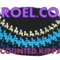 11128 -BULK LOT OF 21CM "FREAK" FRIK KIPPAH BLACK DIAMOND/kipa/kippa/yarmulke/yamaka