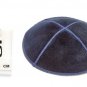 SPECIAL OFFER:50PCS SUEDE BLUE KIPPAH+ IMPRINT INSIDE FOR JEWISH WEDDING,/ KIPPAH / YARMULKE / KIPPA
