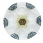 UK08087 - GLASS SEDER PLATE 36CM- HAND DECORATED