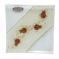 UK08090 - GLASS MATZAH PLATE 30*30CM- HAND DECORATED