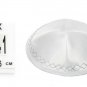 00341-KIPPA WHOLESALE LOT-KIPOT, H.Q WHITE TERYLENE KIPPA / KIPPAH / YARMULKE / YAMAKA / KIPPA