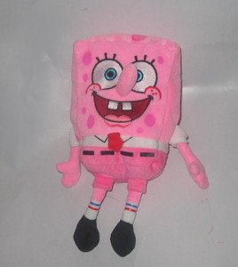 Rare Plush Ty Original SpongeBob Pinkpants from Beanie Babies Collection