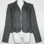 Vintage Paul Harris Black and White Long Sleeve Zip Front Jacket Size Medium