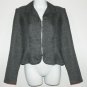 Vintage Paul Harris Black and White Long Sleeve Zip Front Jacket Size Medium